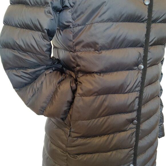 DabaGirl Korea Black Premium Down Packable Puffer Coat w' Bag Small Fitting Med - Picture 3 of 5